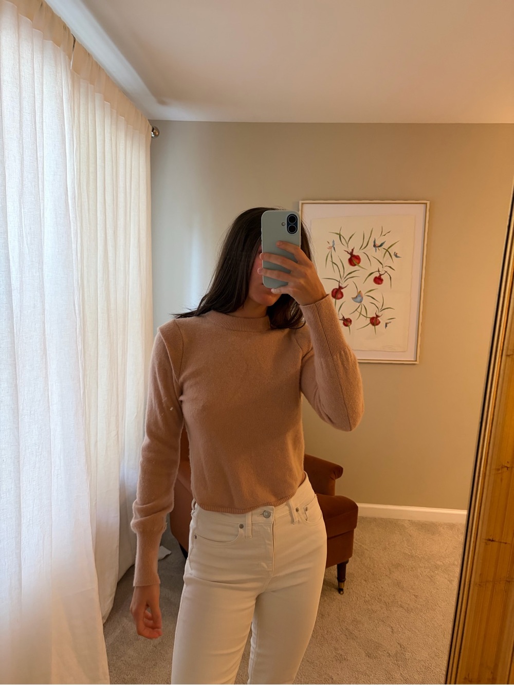 Pink cashmere sweater
